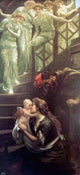 Arthur Hughes The Heavenly Stair, 15"x30" Wall Decal