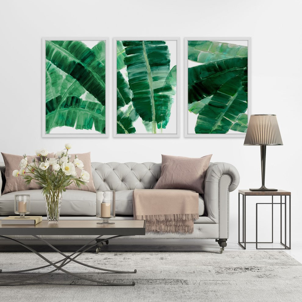 Delacroix III Triptych, 36x18