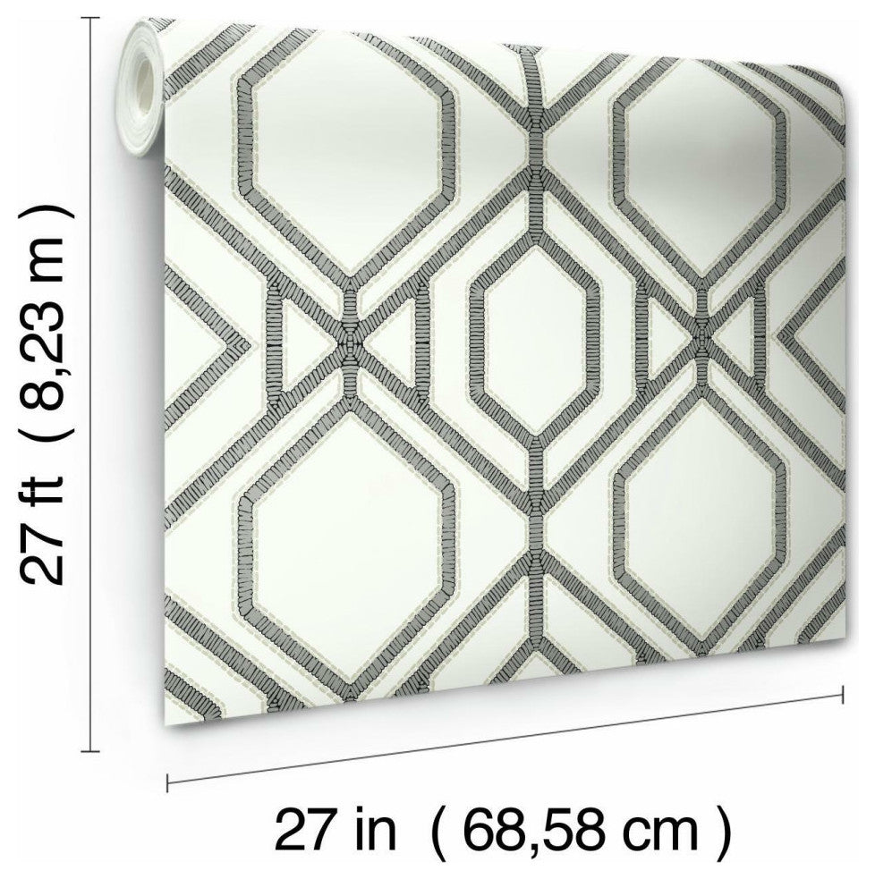 Sawgrass Trellis Wallpaper