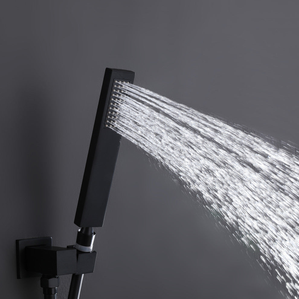 Wall Mounted Pressure-Balanced Rainfall Shower System With Tub Spout RB0907
