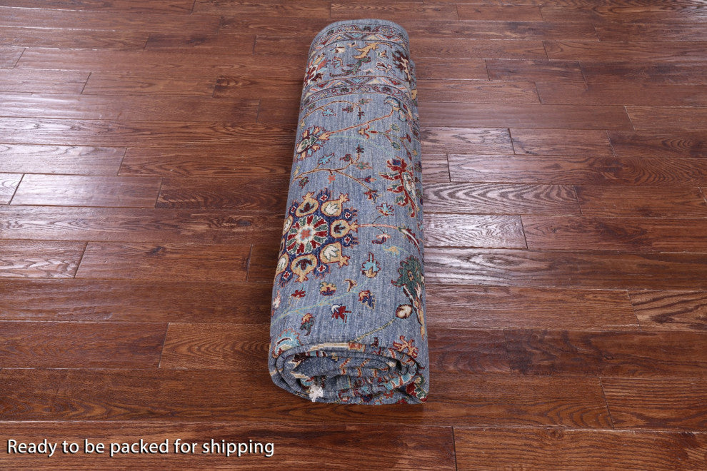 Handmade Persian Tabriz Wool Rug 8' 4" X 11' 10" - Q12772