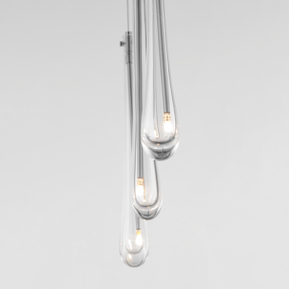 ET2 E24213-122 Stillo 3 Light 10"W LED Suspension Multi Light - Satin Nickel