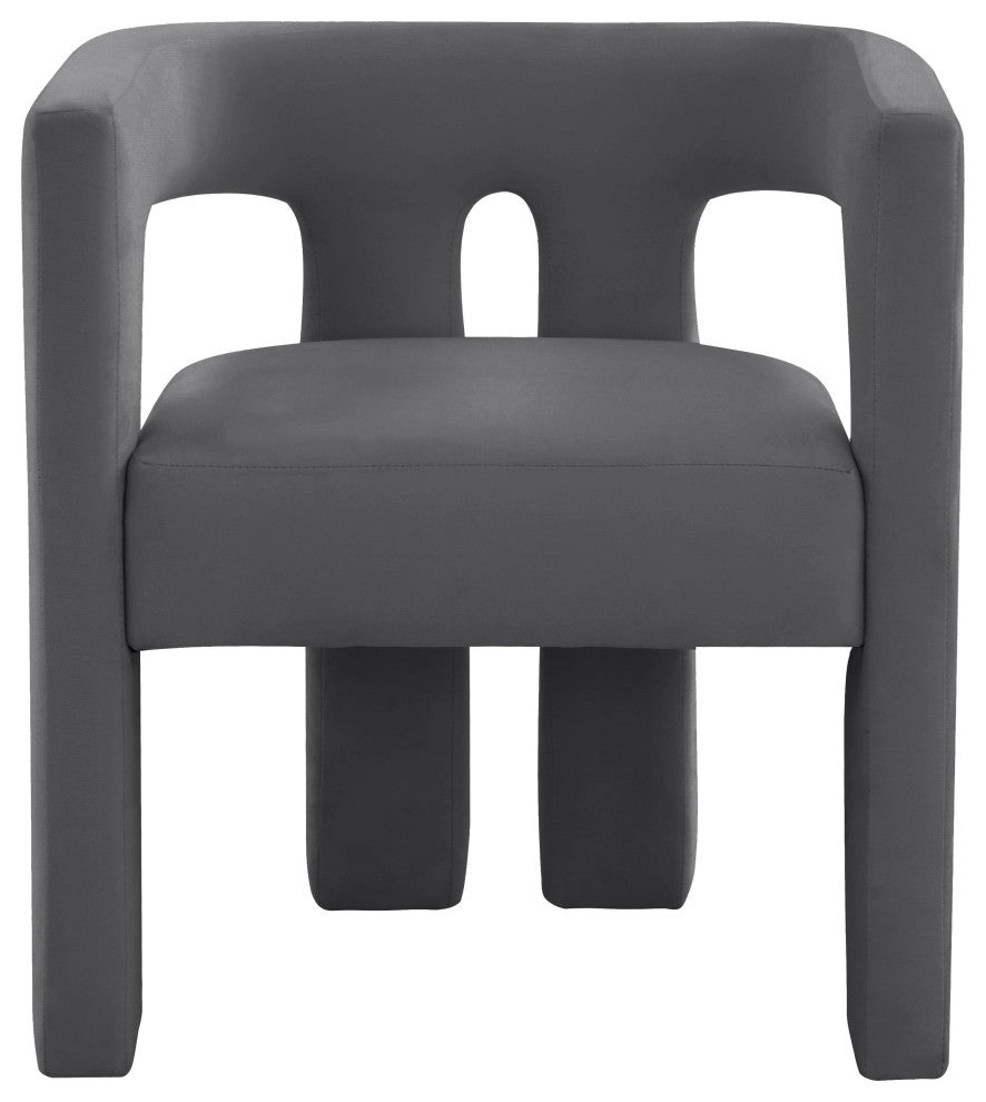 Sloane Dark Grey Velvet Chair