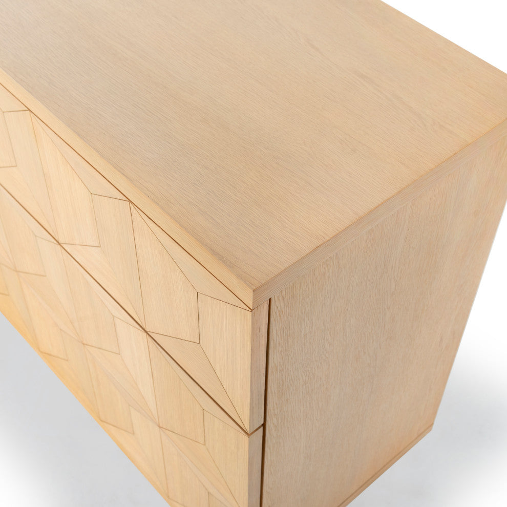 Safavieh Couture Deziree Wood 6 Drawer Dresser, Natural