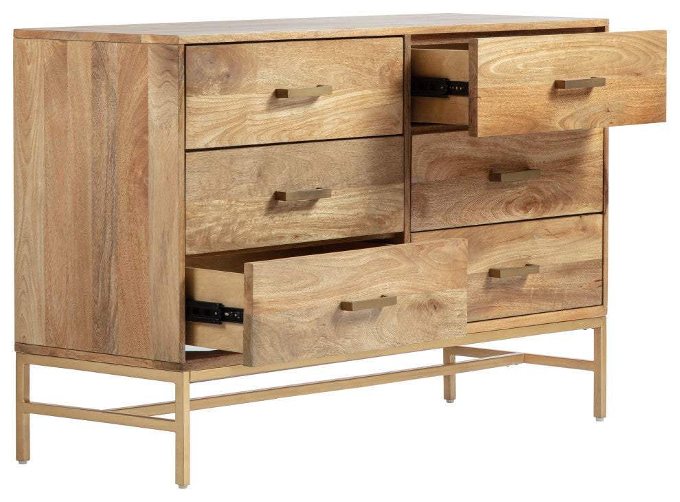 Leah Chest of Drawers, Natural