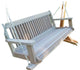 Cabbage Hill Porch Swing, Cedar Tone, Gray Wash, 4'