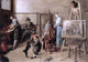 Jan Miense Molenaer Painter in His Studio Wrapped Canvas, 18"x27"