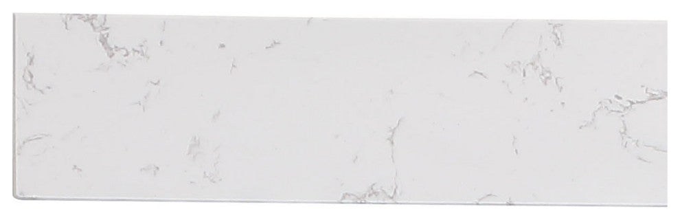 Elegant Decor 30" Backsplash, Calacatta White