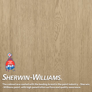 Oza Bath Vanity with Quartz Stone Top, Aged Natural Oak, 72", Double Vanity, No Mirror