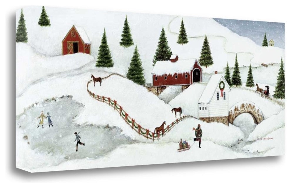 "Christmas Valley Bridge" By David Carter Brown, Giclee on Gallery Wrap Canvas