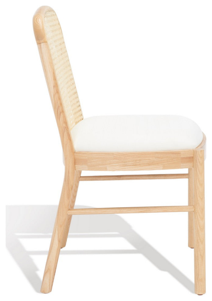 Safavieh Couture Annmarie Rattan Back Dining Chair, Natural