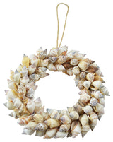 Natural Chula Shell Wreath, 6" Diameter
