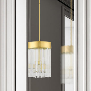 Livex Lighting Norwich 3 Light Brushed Nickel Chandelier