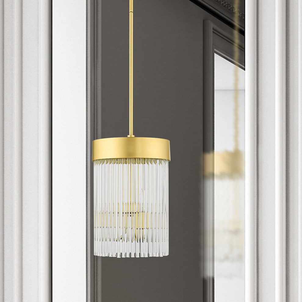 Livex Lighting Norwich 3 Light Brushed Nickel Chandelier