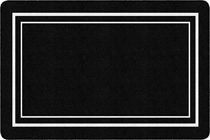 Flagship Carpets CA2006-44SG Simply Stylish Black/White Border