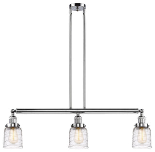INNOVATIONS 213-PC-G513-LED 3-Light Island Light Polished Chrome