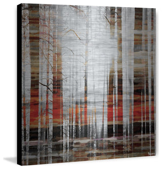 "Rays of Light" Print on Brushed Aluminum, 24"x24"