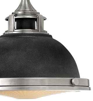 Hinkley Amelia Small Pendant, Aged Zinc