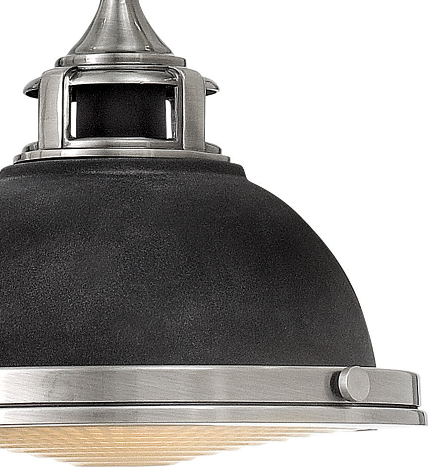 Hinkley Amelia Small Pendant, Aged Zinc