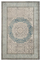 Safavieh Sofia Sof365A  Rug, Light Grey/Blue, 2'6" X 4'0"