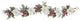60" Frosted Magnolia and Berry Artificial Garland