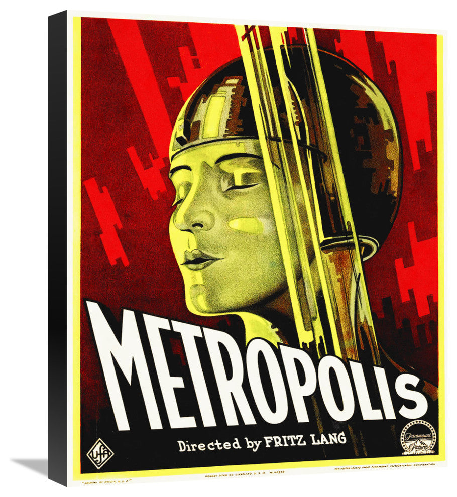 "Metropolis 1927" Stretched Canvas Giclee by Hollywood Photo Archive, 15x22"
