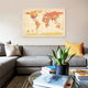 "Map of The World VII" by Michael Tompsett, Canvas Print, 40x26"