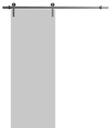 Barn Door 42 x 80 | Planum 0010 Matte Grey | 8FT