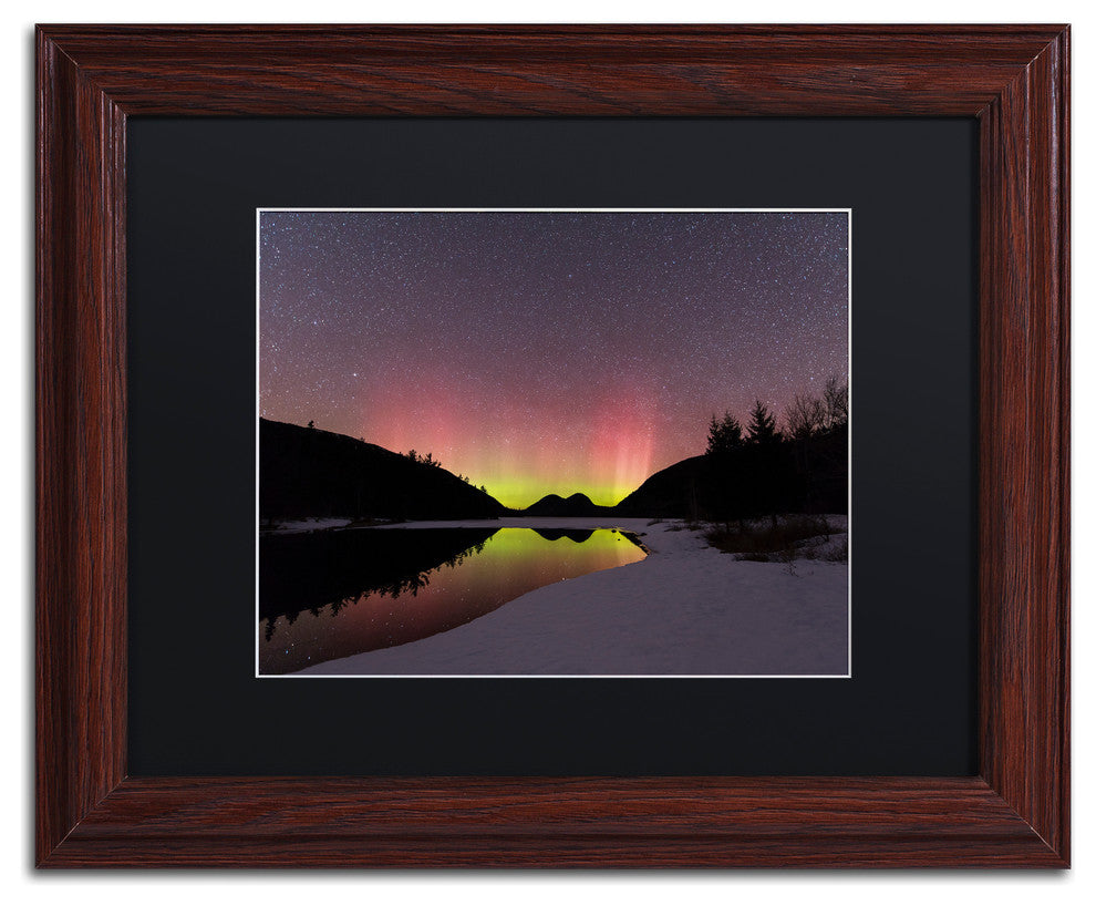 Michael Blanchette 'Electric Dance' Art, Wood Frame, Black Mat, 14x11
