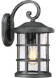 Quoizel CSE8410EK One Light Outdoor Wall Lantern Crusade Earth Black