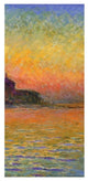 "Twilight Venice (center)" Digital Paper Print by Claude Monet, 22"x46"