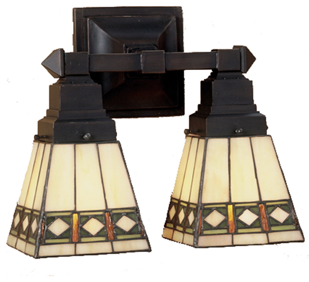 12W Diamond Band Mission 2 LT Wall Sconce
