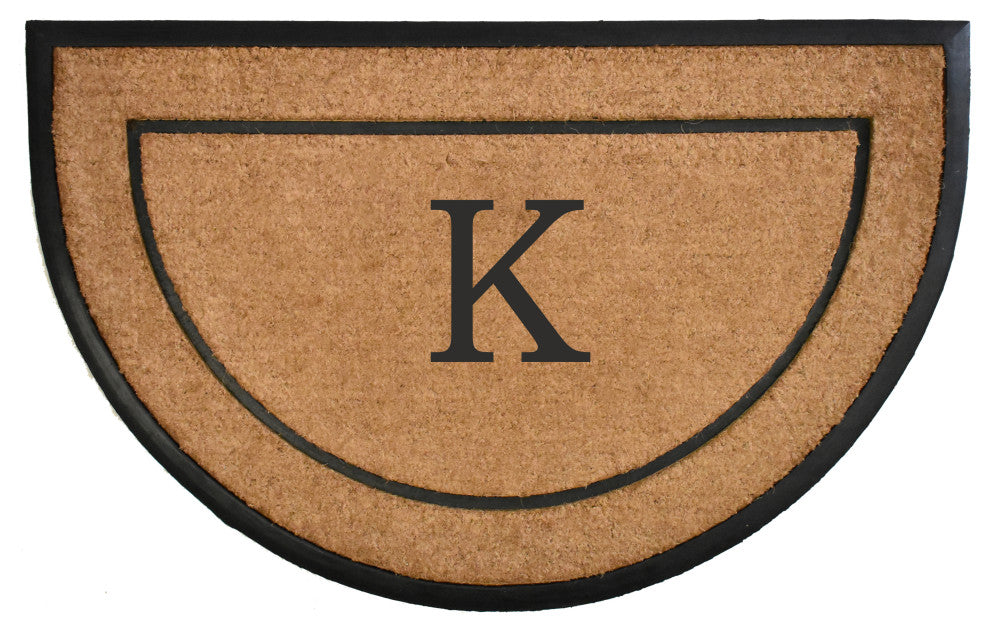Calloway Mills The General Monogram Doormat, Letter K