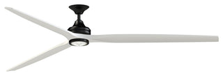 Fanimation Spitfire DC-KIT-96-LK Spitfire DC 96" 3 Blade Indoor / - Black /