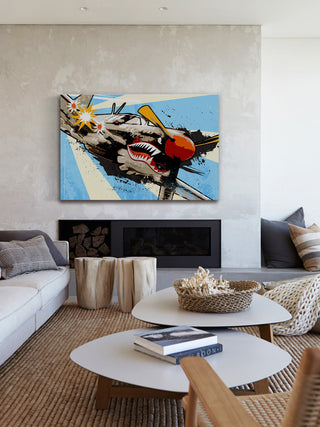 "P40 Warhawk" Art Print, 61x41 cm