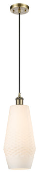 Innovations 516-1P-AB-G681-7-LED 1 Light 7" Mini Pendant, Antique Brass