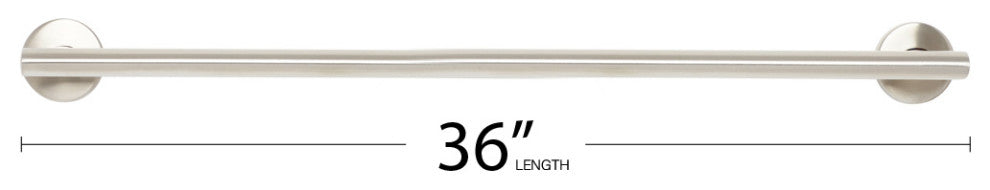 Coronado Oval Designer Shower Grab Bar, Polished, 36"