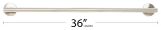 Coronado Oval Designer Shower Grab Bar, Polished, 36"