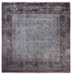 Overdyed One-of-a-Kind Hand-Knotted Area Rug Gray, 9' 2" x 9' 5"
