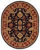 Safavieh Classic Cl244C Black, Burgundy Area Rug, 4'6" X 6'6"