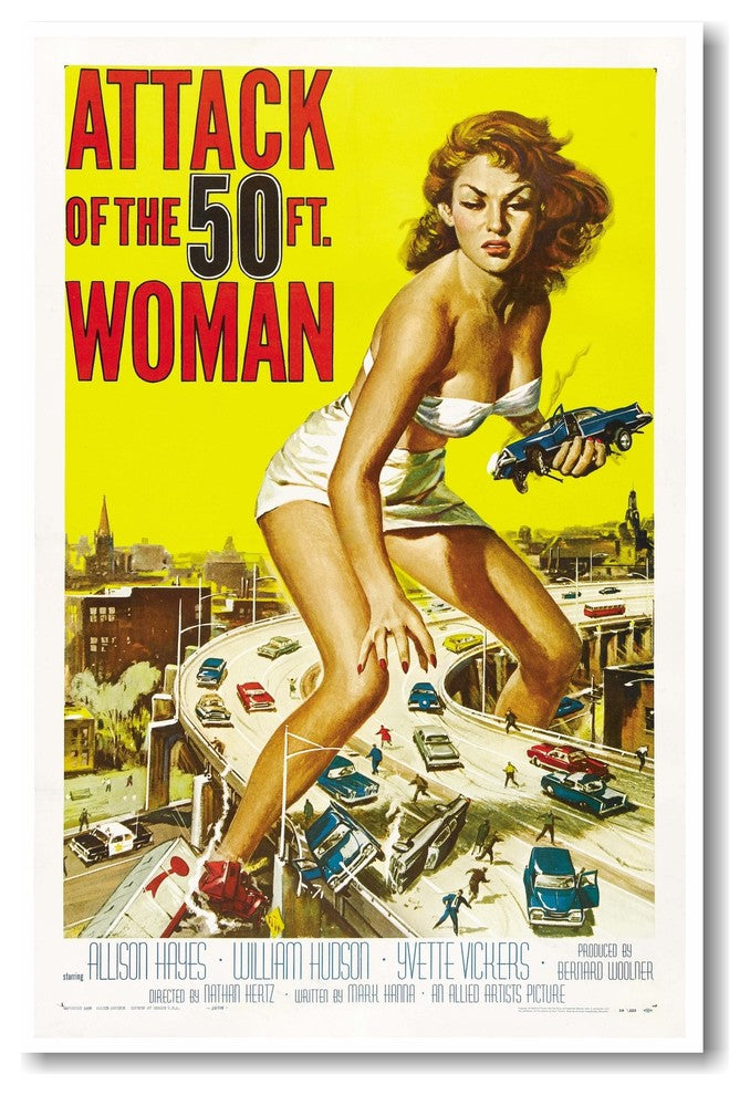 Attack of the 50 Ft. Woman - NEW Vintage Movie Poster