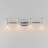 Maxim 12484 Ava 4 Light 31"W Vanity Light - Polished Chrome
