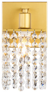 Elegant Lighting LD7006 Phineas 8" Tall Bathroom Sconce - Brass