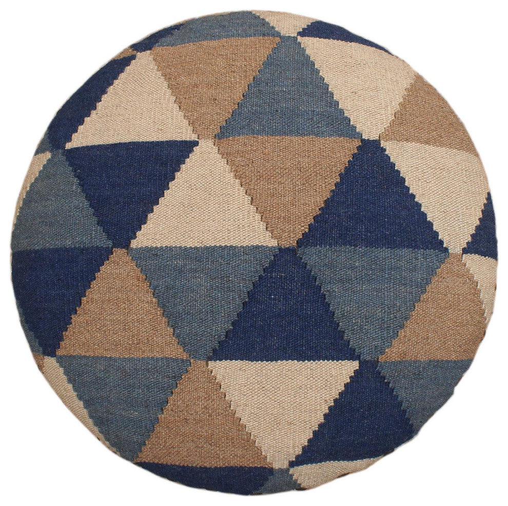 Shabby Chic Kilim Wood Bar Stool Jeffrey 18"x18"x32"