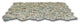 Small Sea Green Pebble Tile, 12x12 mesh, eco-friendly, for showers