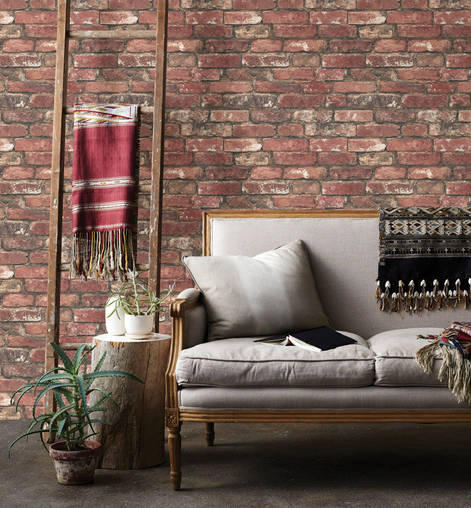Loft Red Brick Wallpaper Bolt