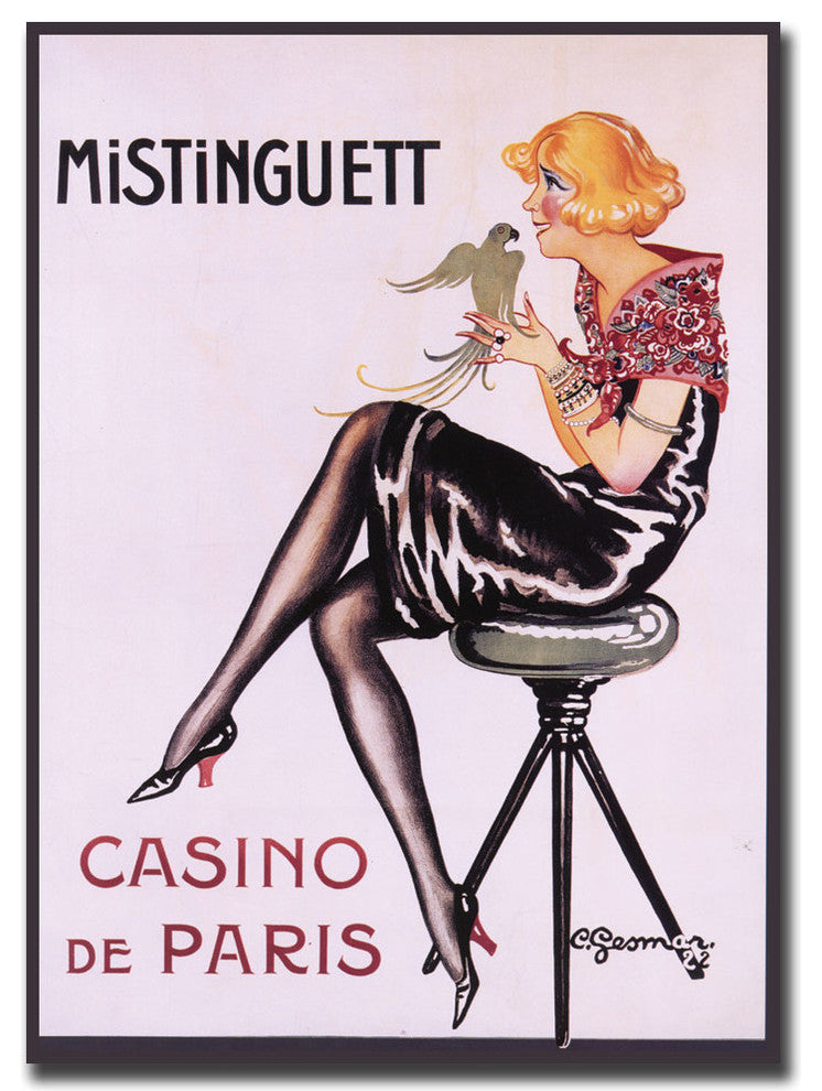 'Mistinguett Casino de Paris' Canvas Art