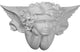 23 5/8"W  x 14 1/8"H x 9 1/2"P Angel Wall Sconce