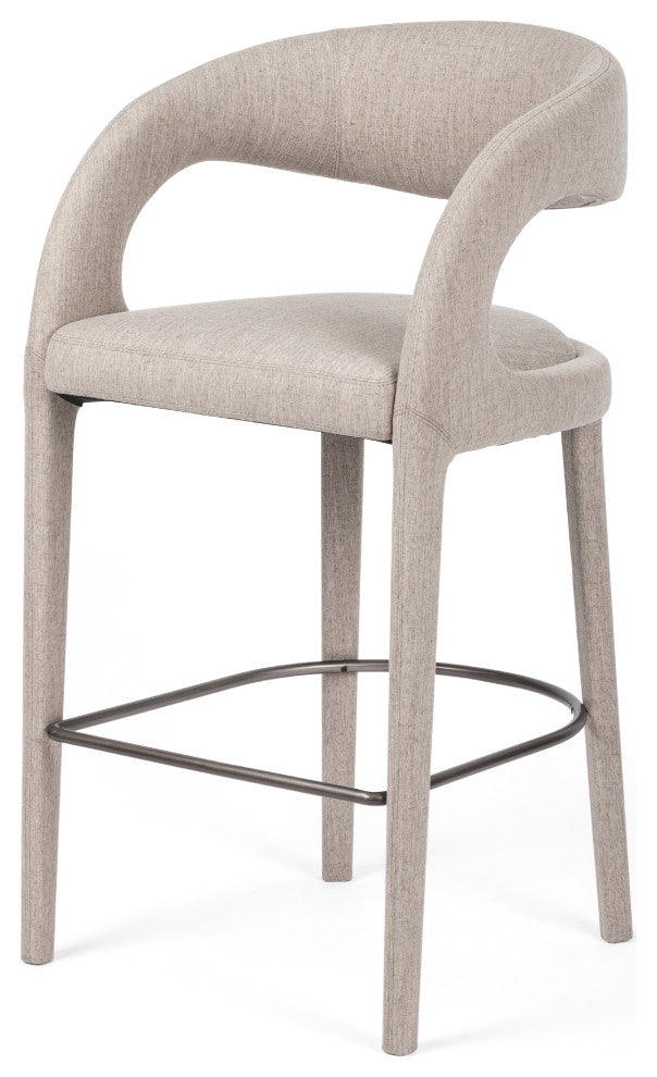 Hawkins Stool, Savile Flannel, Bar