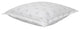 Delara 100% Organic Cotton 2 Inch Flange Euro Sham Set of 2, 26"X26", Ivory